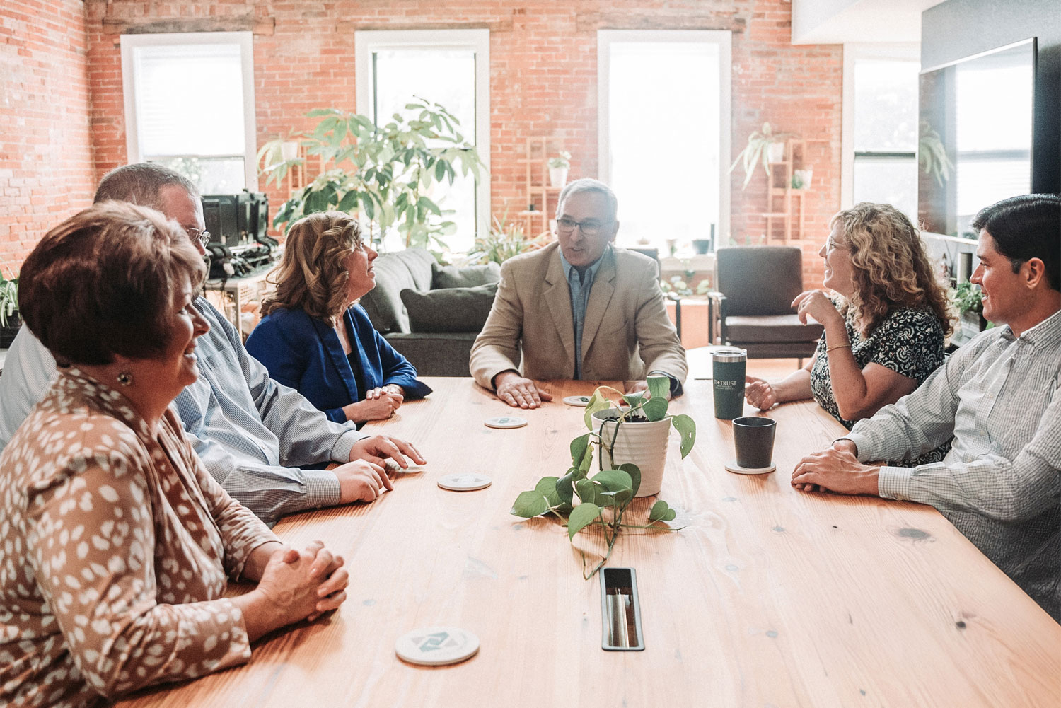 Business Team at conference table